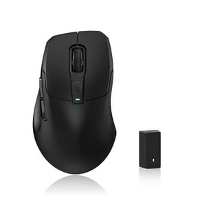 KYSONA Wireless Gaming Mouse, 26000 DPI, 8K Polling Rate, 2.4GHz/USB-C/Bluetooth, Web-Driven, Ice-Cooling Coating, Rechargeable Ergonomic Mice for Laptop/PC/Mac, Black