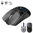 thumbnail image 1 of Wireless Gaming Mouse with Lightweight Design/Screen Power Display/10000DPI/7 RGB Backlight/3 Mode USB-C/2.4G/Dual Bluetooth 5.3 Portable Rechargeable Gaming Mice for PC/Mac Computer Black, 1 of 9