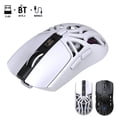 thumbnail image 1 of Wireless Gaming Mouse with Lightweight Design/Screen Power Display/10000DPI/7 RGB Backlight/3 Mode USB-C/2.4G/Dual Bluetooth 5.3 Portable Rechargeable Gaming Mice for PC/Mac Computer White, 1 of 7