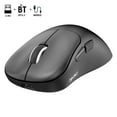 thumbnail image 1 of Wireless Gaming Mouse with 57g Lightweight Design,10000DPI,3 Mode USB-C/2.4G/Dual Bluetooth 5.3,Portable Rechargeable Mouse for PC/Mac/Laptop Gamer/Black, 1 of 8