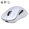 thumbnail image 1 of Wireless Gaming Mouse with 57g Lightweight Design,10000DPI,3 Mode USB-C/2.4G/Dual Bluetooth 5.3,Portable Rechargeable Mouse for PC/Mac/Laptop Gamer/White, 1 of 7