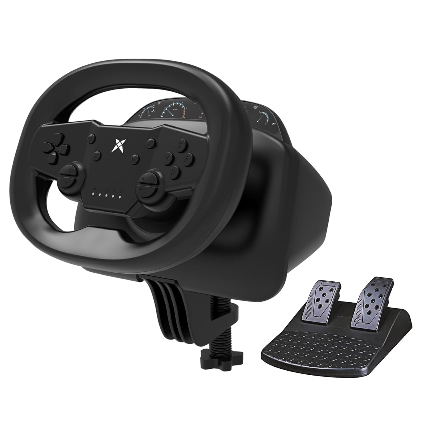 Wireless Gaming Racing Wheel – Compatible with Nintendo Switch, PC