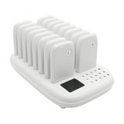 Wireless Guest Customer Service Calling System,Restaurant Pager System,Social Distancing Keeping 16 Pagers Buzzers ,Precise Control