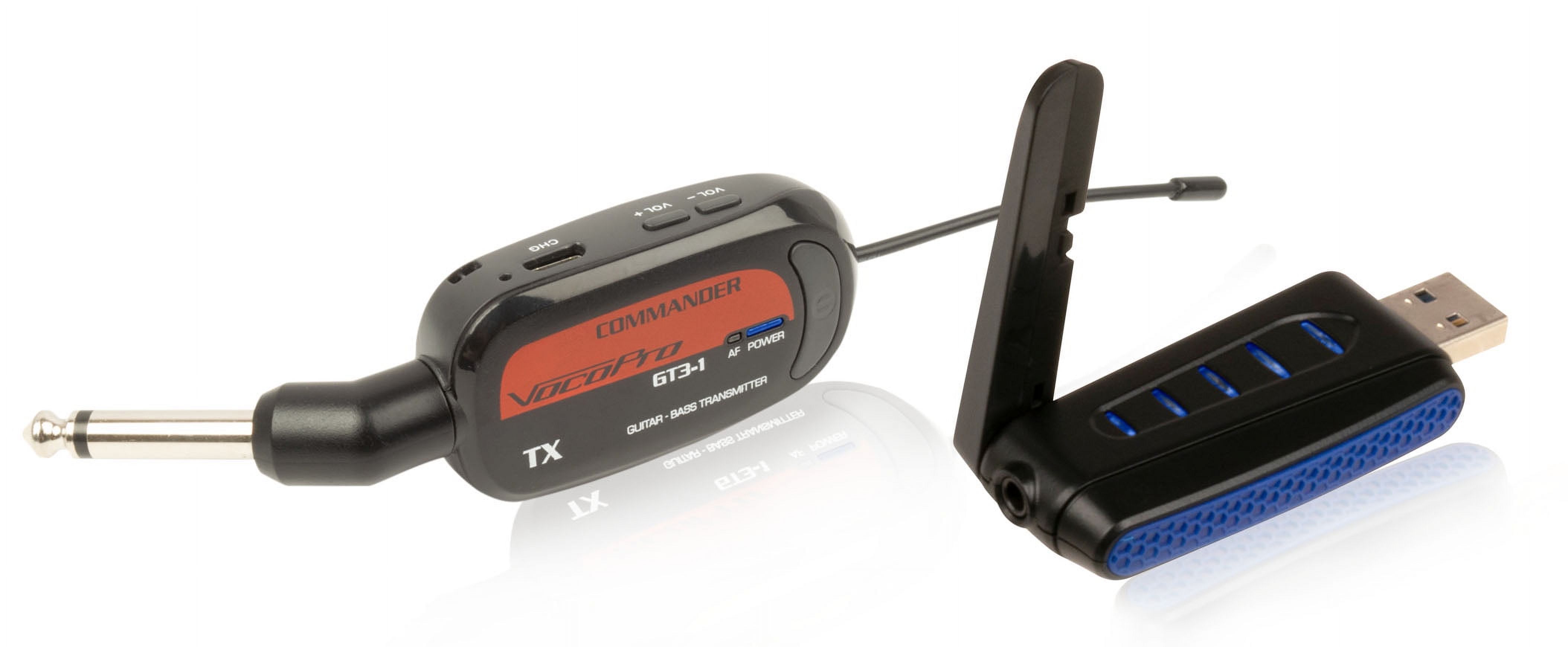 Wireless Guitar to USB Streamer 30 degree