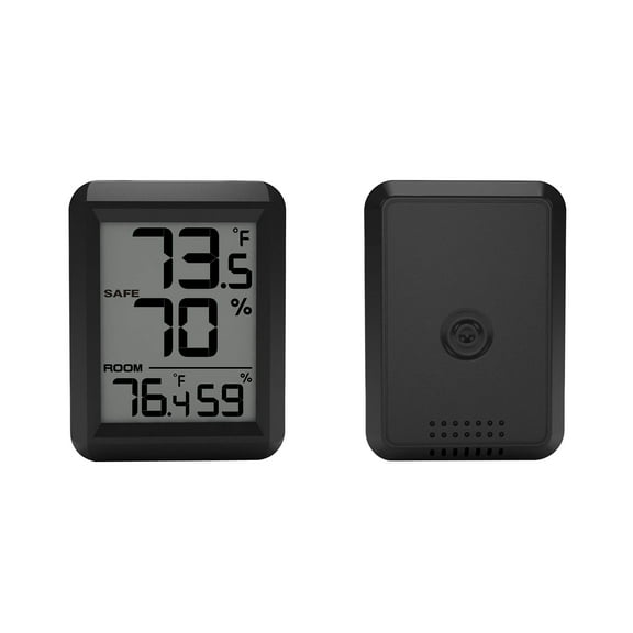 Wireless Gun Safe | Digital Hygrometer and Thermometer | Temp and Humidity Monitoring in Gun Safes and Cabinets - Monitor Humidity Level and Temp Inside Your Safe Without Having to Open it