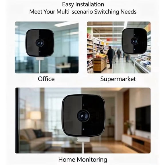 Wireless HD Mini Card Camera, Indoor Outdoor Car Home Security Cam, Compact Surveillance For Fish Tank Window, Camera for Home Security Surveillance Monitoring