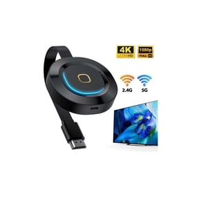 Wireless HDMI Display Dongle 5G+2.4GHz, 4K Ultra HD WiFi Adapter Streaming Video Receiver For iPhone/iPad/iOS/Android/PC/Tablet/Windows/Mac OS