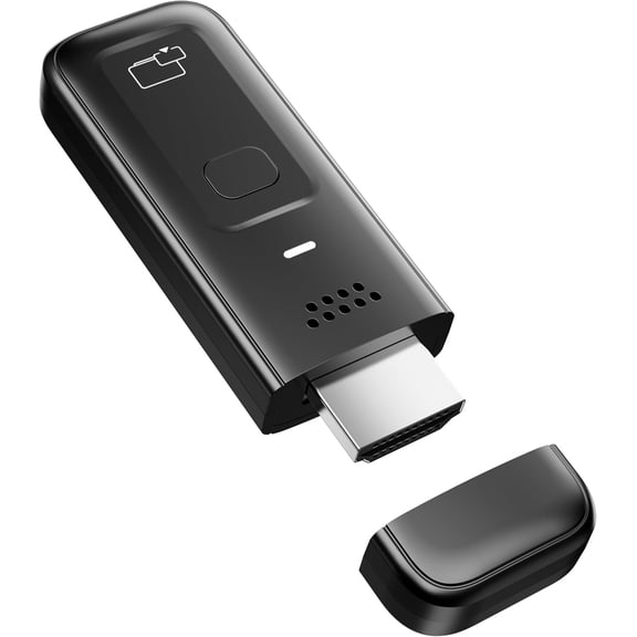 Wireless HDMI Display Dongle Adapter, 4K Decode 1080P@60Hz Wireless Casting Device Plug & Play Portae hdmi Extender for Smartphone Laptop to TV/Monitor/Projector, Support Airplay & Miracast