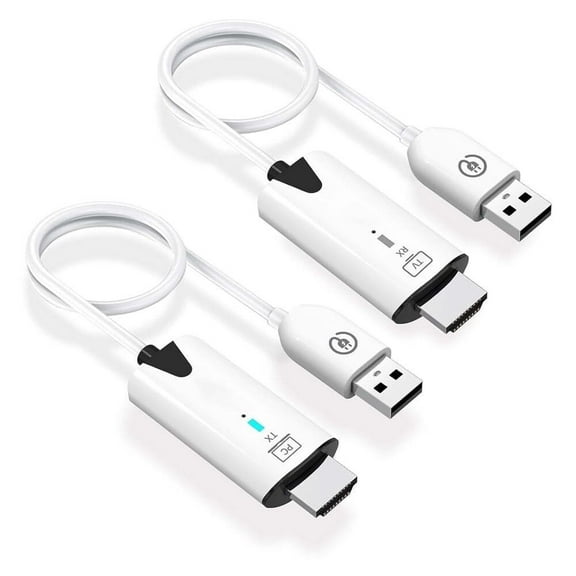 Wireless HDMI Transmitter and Receiver,164FT/50M range, plug&play, for PC, Laptops, TV box, PS4/5, cameras to project to TV/projector/monitor/video audio transmission.