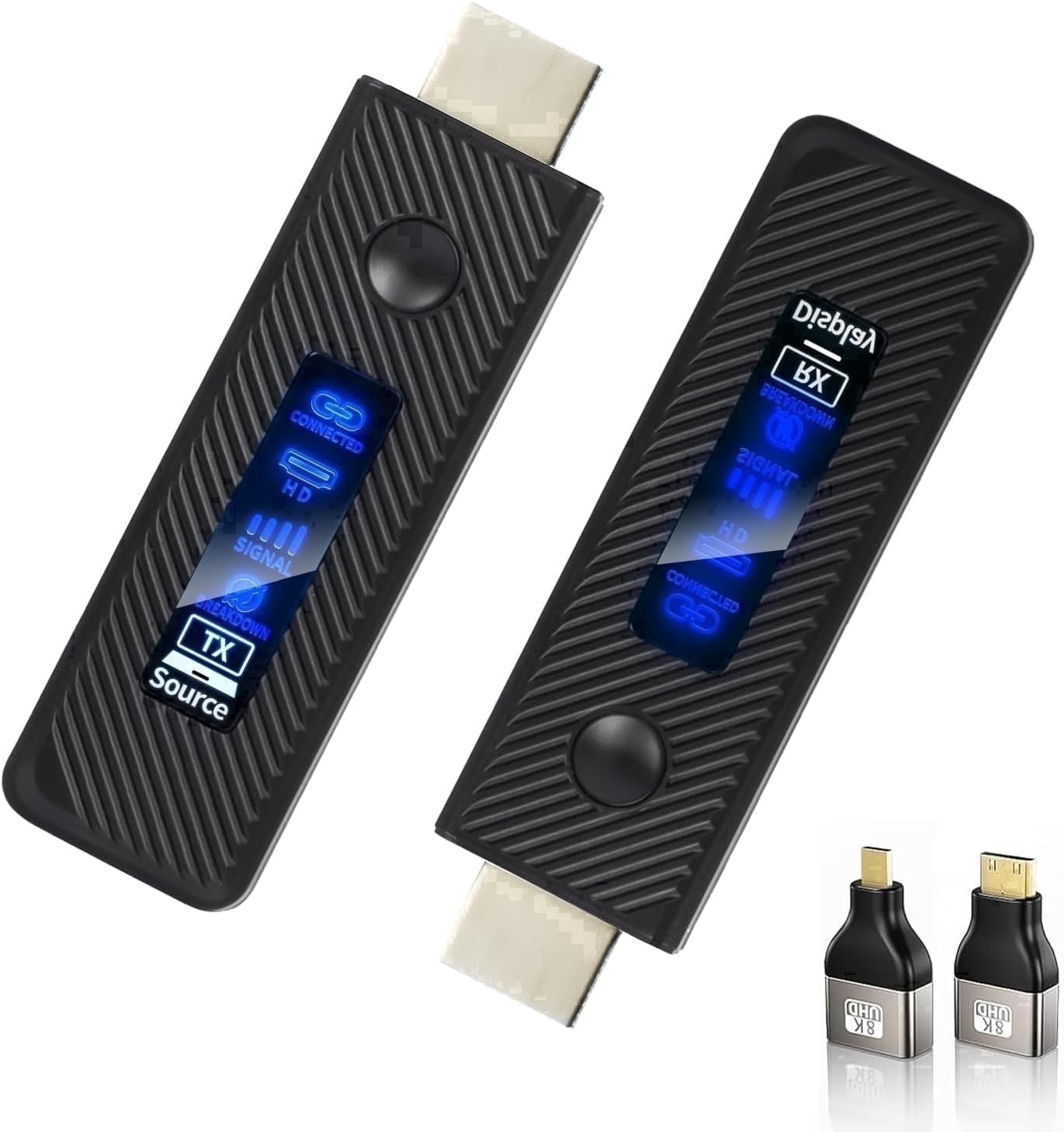Wireless HDMI Transmitter and Receiver, 1080P@60Hz, 2.4G/5.8G, Plug & Play