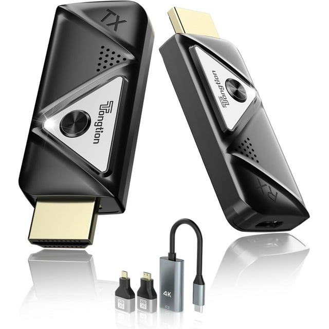 Wireless HDMI Transmitter and Receiver, Plug & Play Portable 2.4G/5G