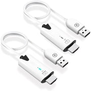 Wireless HDMI Transmitter and Receiver, Portable 1080P Wireless HDMI kit,164FT/50M,Plug&Play, for PC, Laptops, TV Box, PS4/5, Cameras to Project to TV/Projector/Monitor/Video Audio Transmission