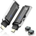 Wireless HDMI Transmitter and Receiver, Portable Wireless HDMI Extender 30M Range Plug and Play