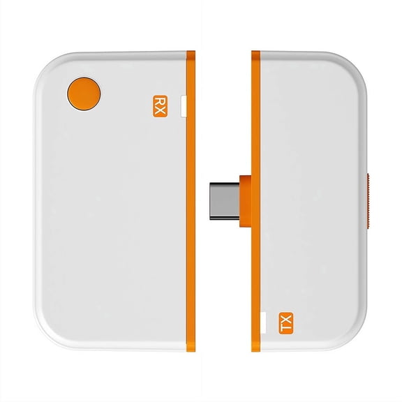 Wireless Video Transmitter & Receiver, Type-C Adapter for Seamless Streaming to Laptops, PCs, Phones, TVs & Monitors, High-Definition Video & Audio Extender