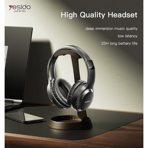 Yesido Wireless Headset Hi-Res Audio Bluetooth