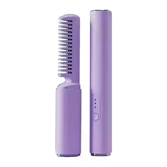 Wireless Hair Hot Comb for Fluffy Roots and Smooth Styling, Multi-Color Design