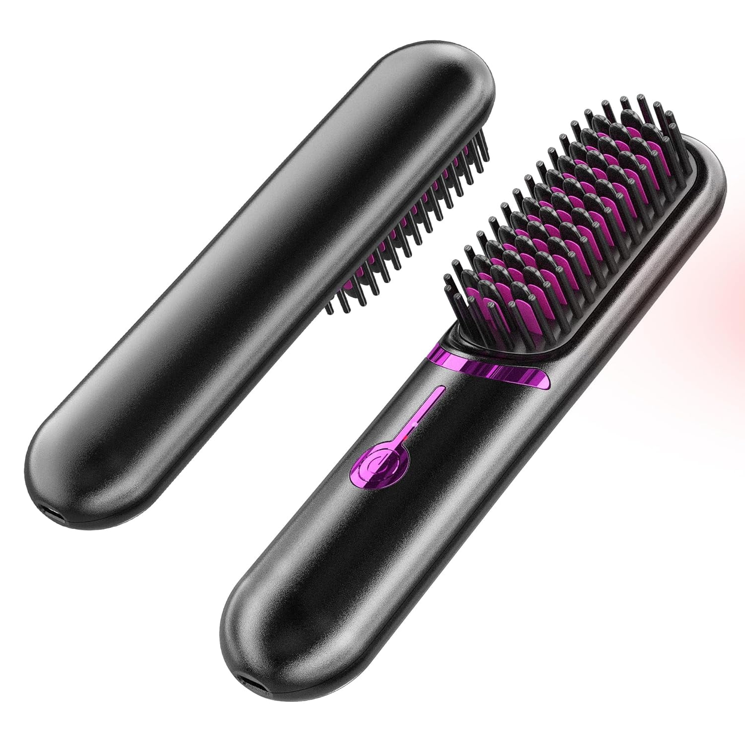 Wireless Hair Straightener Brush Lightweight 0.3lbs Cordlss Hair ...