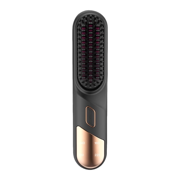 Wireless Hair Straightener Comb with Negative Ion Technology USB Charging Portable Styling Tool for Smooth Frizz Hair