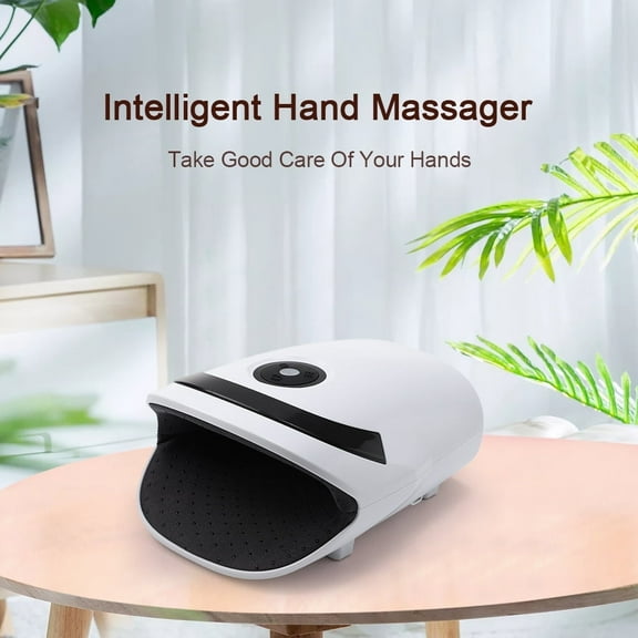 Wireless Hand Massager with Heat,5 Levels Compression & Heating, Rechargeable Hand Massager Machine, Cordless Electric Hand Massagers, Gifts for Women Men Mom Dad,Women,Mens Birthday