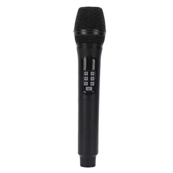 Wireless Handheld Microphone Bluetooth 2.4G Noise Reduction Portable Dynamic Mic with Sound Effects and Voice Changer for Live Streaming