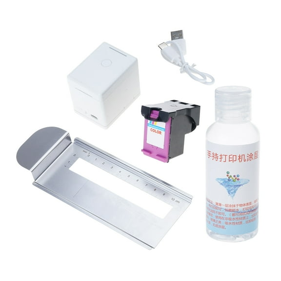 Wireless Handheld Printer Lightweighted for Full Color Inkjet Printing Option on Various and Drink Items Decorator