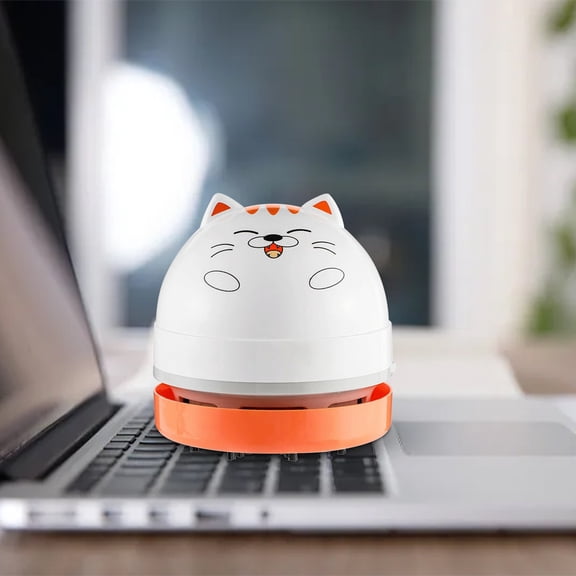 Wireless Handheld Vacuum Cleaner for Household, Portable Desktop Rubber Shavings Mini Vacuum Cleaner, USB Charging, One-Click Mode, Powerful Cleaning for Office, Home, Desk, Keyboard