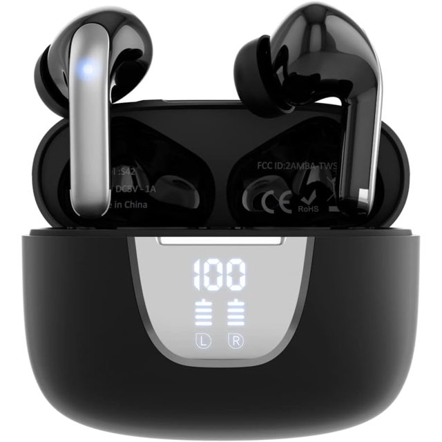 Wireless Headphones Bluetooth 5.3 Tws Earbuds,40H Playtime In Ear