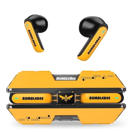 Wireless Headphones, Bluetooth 5.4 Ear Buds Deep Bass Sound Earbud with Smart Noise Cancelling Mic IPX5 Waterproof in Ear Earphones for Android IOS,YELLOW