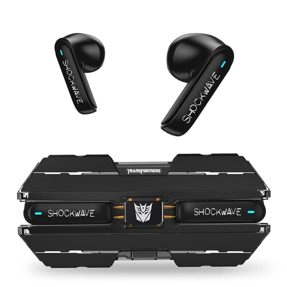 Wireless Headphones, Bluetooth 5.4 Ear Buds Deep Bass Sound Earbud with Smart Noise Cancelling Mic IPX5 Waterproof in Ear Earphones for Android IOS, Black