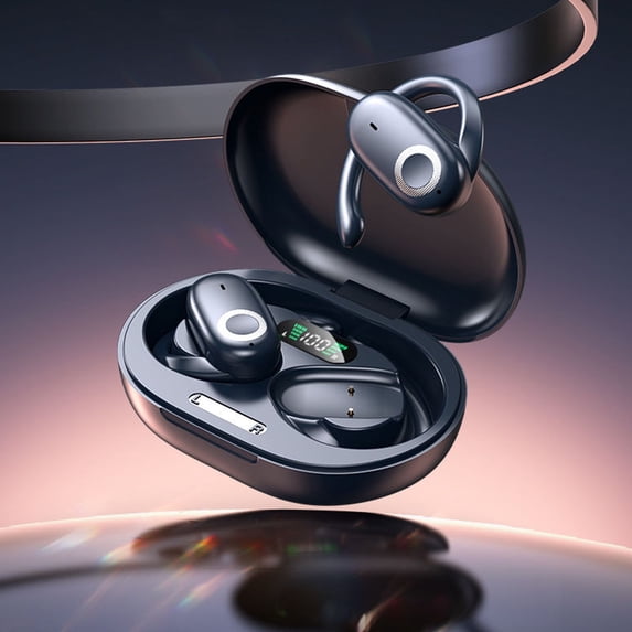 Wireless Headphones Bluetooth Comfortable Over-the-Ear Bluetooth Headset With Smart Digital Display High Sound Quality And Extended Battery Life For Use on Clearance