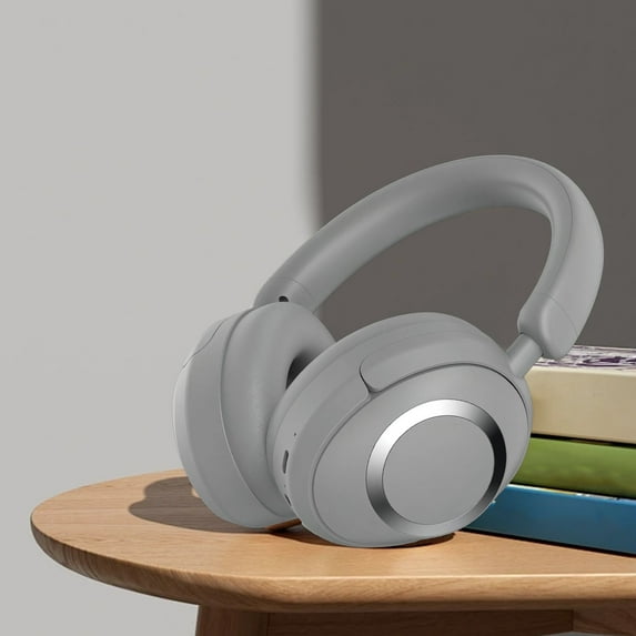 Wireless Headphones Bluetooth Intelligent Noise Reduction Over Ear Wireless Bluetooth Headphones With HD Call Quality HiFi Sound 30 Hours Battery Life And AUX Cable - Perfect For Games on Clearance