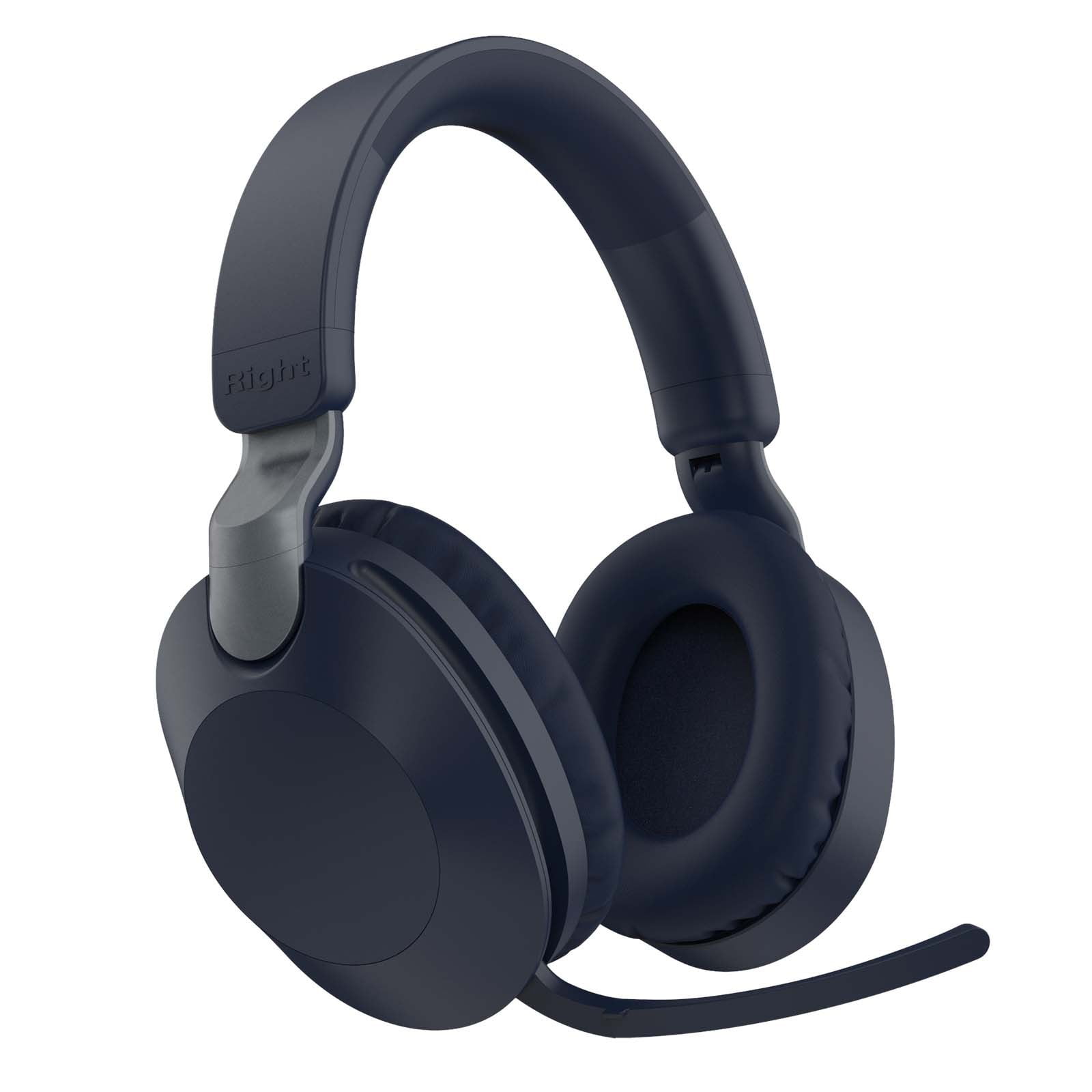Wireless Headphones Bluetooth On-Ear Headset with Microphone and up to 50 Hours Battery Life with Quick Charging,Blue