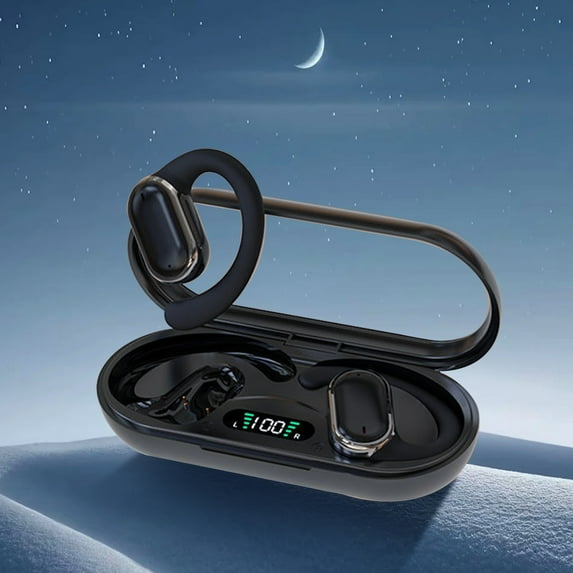 Wireless Headphones Bluetooth Stylish Bluetooth 5.3 Earhook New Arrival With High Sound Quality Comfortable Fitness Long Battery Life Smart Display And Universal Private Mode on Clearance