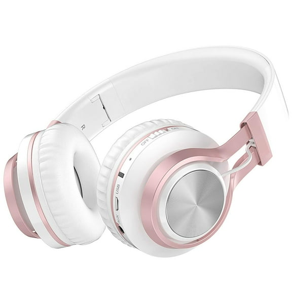 Wireless Headphones Foldable for iPhone SE (2020)/SE (2022) - Headset w Mic Hands-free Earphones Earbuds Over Ear