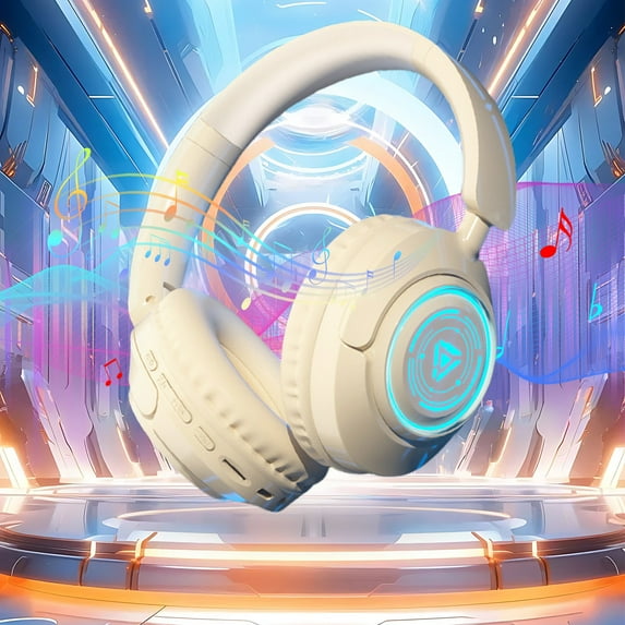 Wireless Headphones - Gaming Headset Bluetooth With Mic - Ideal For Sports Gaming Music Lovers - Deep And Noise Canceling Suitable For Men And Women Headphones
