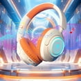 thumbnail image 1 of Wireless Headphones - Gaming Headset Bluetooth With Mic - Ideal For Sports Gaming Music Lovers - Deep And Noise Canceling Suitable For Men And Women Headphones, 1 of 4