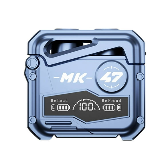 Wireless Headphones Hwkond New Intelligent Bluetooth Game Bluetooth Earphones Metal Cool Bluetooth Earphones on Clearance