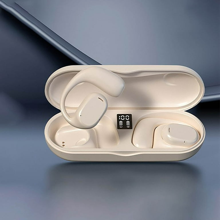 Wireless Headphones Microphone Swimming Headphones Vlt6 b1 Wireless Earbuds Android Bass Earbuds Wireless Exercise Earbuds Mini True Wireless Headphones 5.3 Clip On Air Conduction On Ear Wireless Walm...