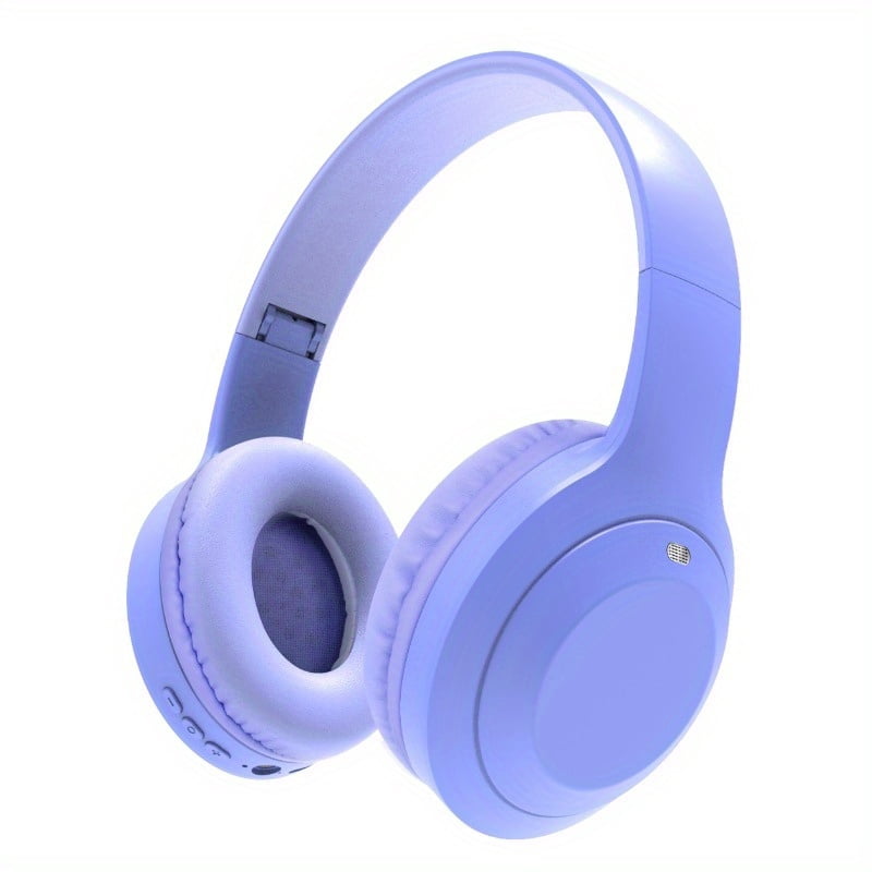 Wireless Headphones with Noise Cancellation That Can Be Worn on The Head, Offering 65 Hours of Playback. These Wireless Headphones Come with a Microphone, Are Foldable And Lightweight, And Provide