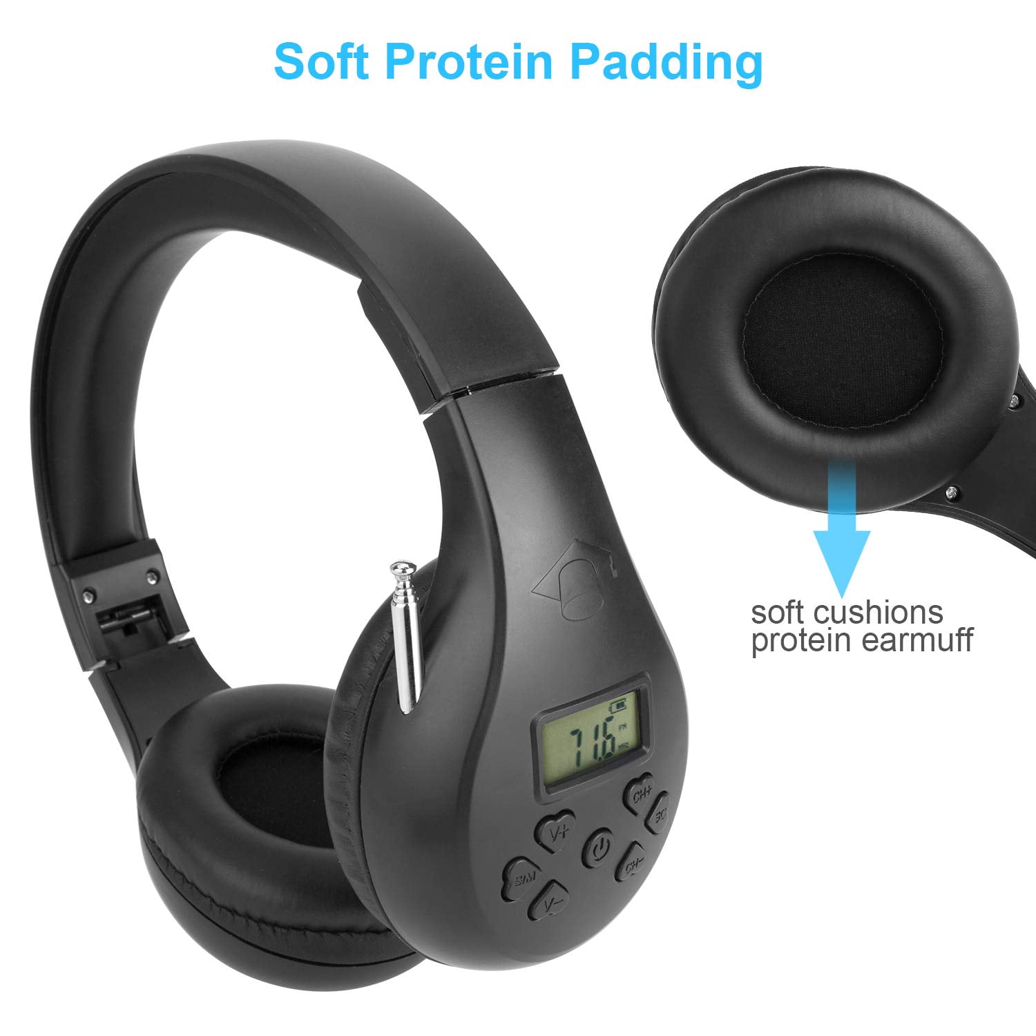 Fm Radio Portable Personal Headphones For Mowing With Best