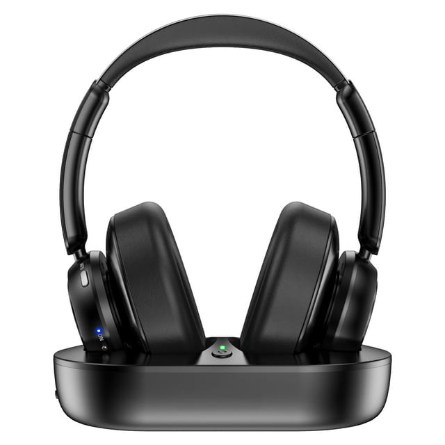 BKM500 Wireless TV Headphones with Multifunctional Base, 98FT Range