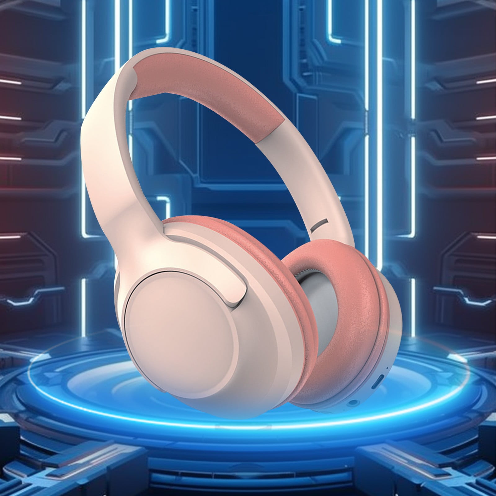 Wireless Headphones for TV, TV Headphones Wireless for Seniors, Multi-function Transmitter Charging Base, Audio Sync, 65Hrs Worktime, Bluetooth Headphones for TV, Gift for the Elderly & Parents(Pink)