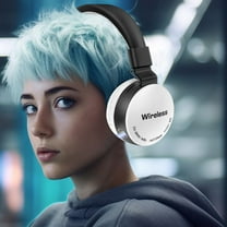 Wireless Headphones for TV, TV Headphones Wireless for Seniors with Versatile Transmitter Charging Base, Audio Sync, Bluetooth Headphones for TV, Christmas Birthday Gifts for The Elderly(White)