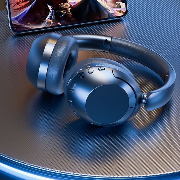 Wireless Headphones for TV Watching, TV Headphones Wireless for Seniors with Transmitter Charging Base, Support Optical,AUX,RCA and USB, High Volume No Audio Delay, Plug and Play(Blue)