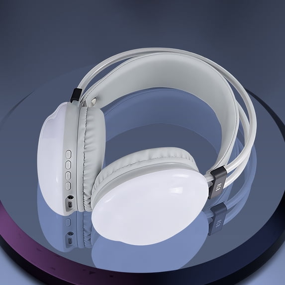 Wireless Headphones for TV Watching, TV Headphones Wireless for Seniors with Transmitter Charging Base, Support Optical,AUX,RCA and USB, High Volume No Audio Delay, Plug and Play - White