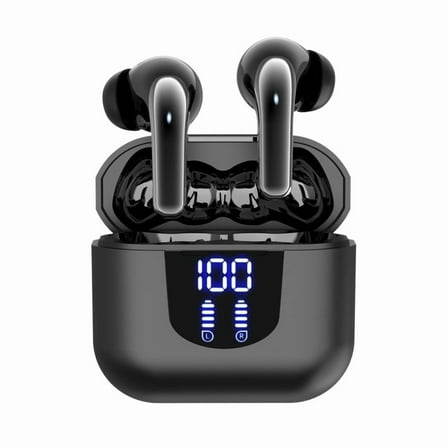 Wireless Headphones, Wireless 5.3 Earbuds, 13mm Speaker, 30H Playtime, Type-C Fast Charging Box, Stereo Wireless In-Ear Headset, Suitable for iPhone and Android In-Ear Headsets, Gaming Business Sport