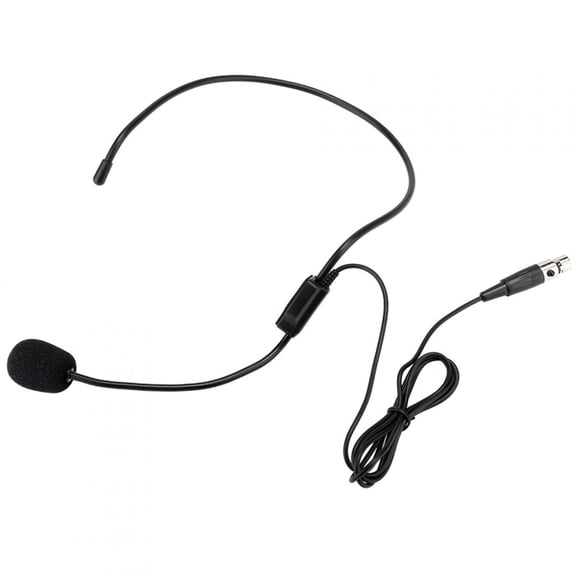 Wireless Headset Mic, Noise Cancelling, Directional Sound, Ideal For Presenters Performers