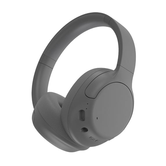 Wireless Headset, Wireless Headphones with Mic(AI Noise Cancelling), 65 Hrs Working Time with USB Dongle, Wireless Headset with Mic for Work from Home/Computer/Laptop/PC/iPhone/Android,Gray