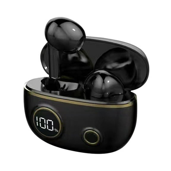 Wireless Headset with Advanced Power Display and Extended Battery Life for Superior In Ear Audio Experience