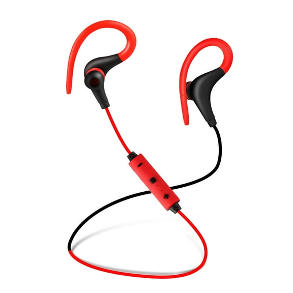 Wireless Headsets, TeqHome V4.1 Sport In-Ear Stereo Headphones, Sweat-proof Noise Canceling Earphones Back-Headphone w/Mic Hands-free for Running Hiking Travel